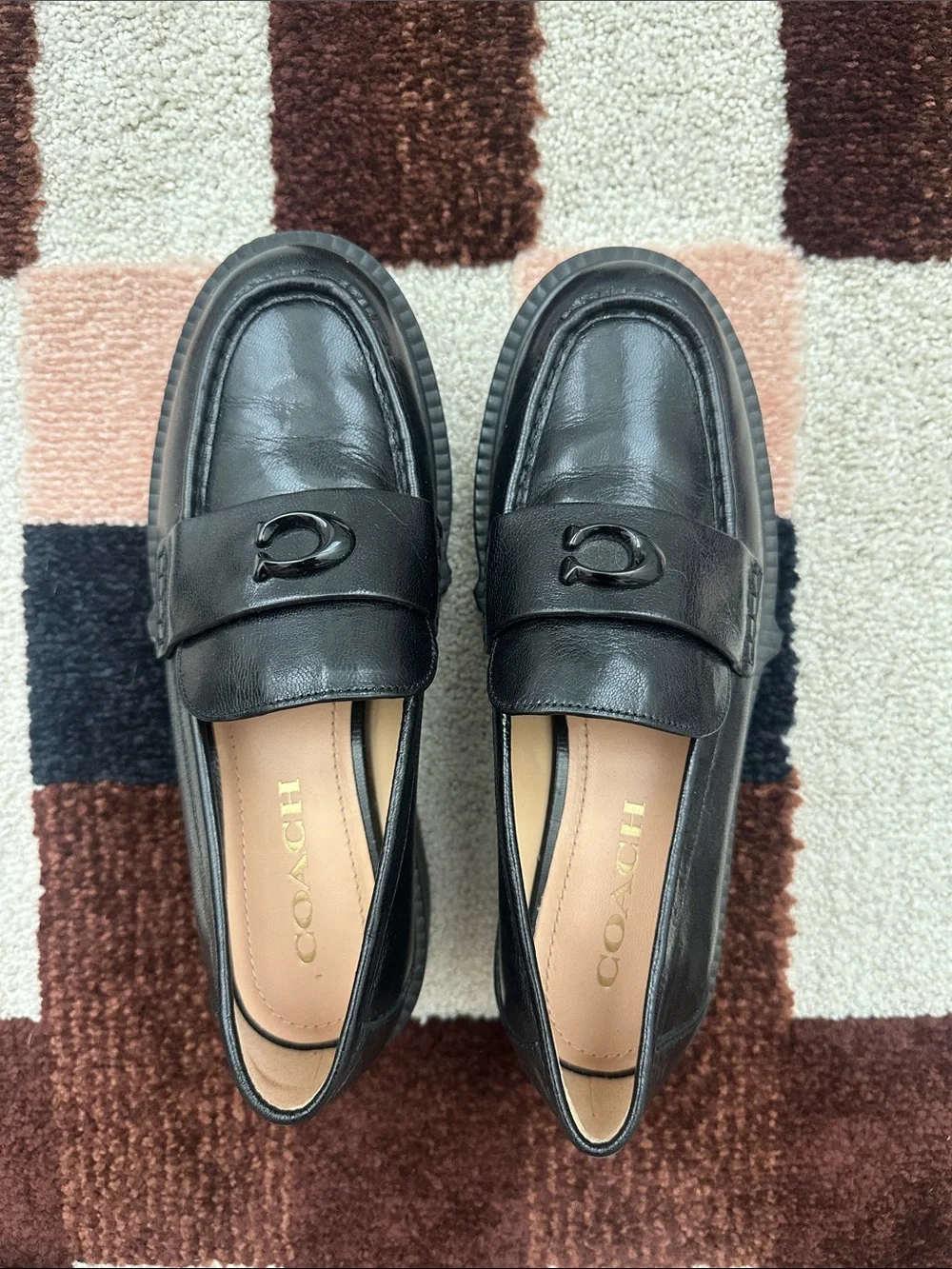 Coach excellent worn